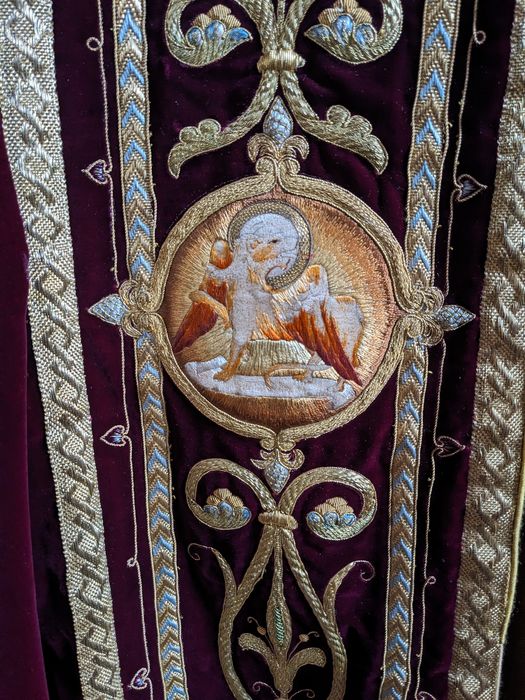 chasuble, détail