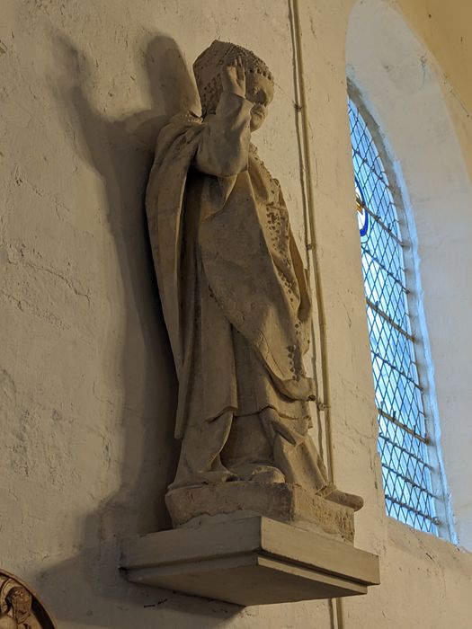 statue : Saint évêque dit saint Clair du Vexin
