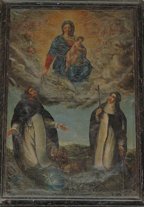 tableau : Remise du rosaire (la)