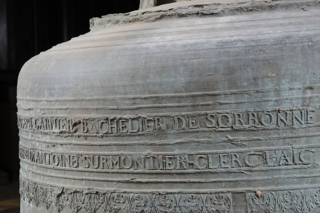 cloche dite Geneviève, détail de l’inscription
