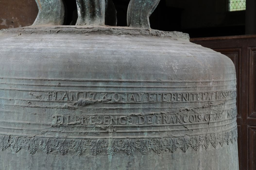 cloche dite Geneviève, détail de l’inscription