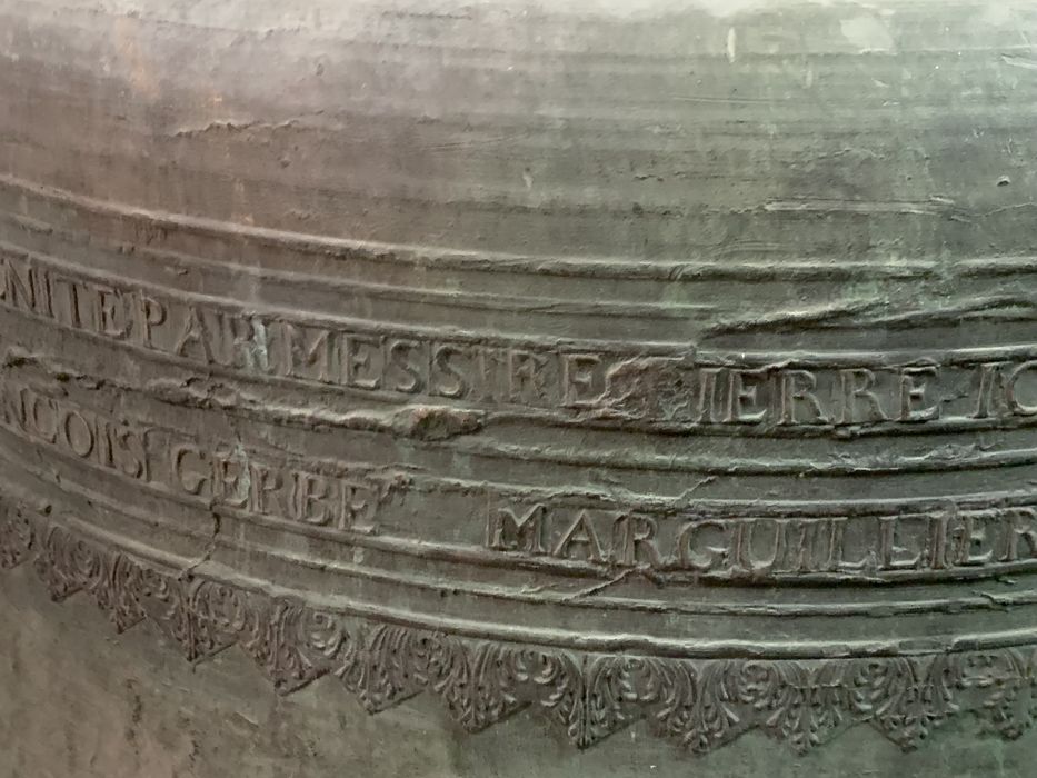 cloche dite Geneviève, détail de l’inscription