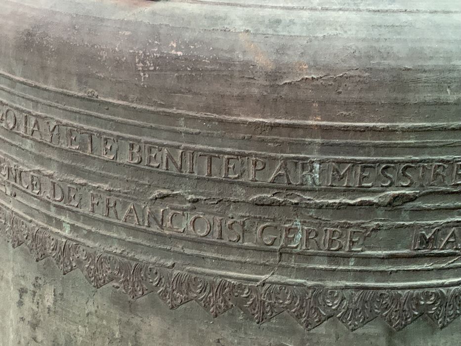 cloche dite Geneviève, détail de l’inscription