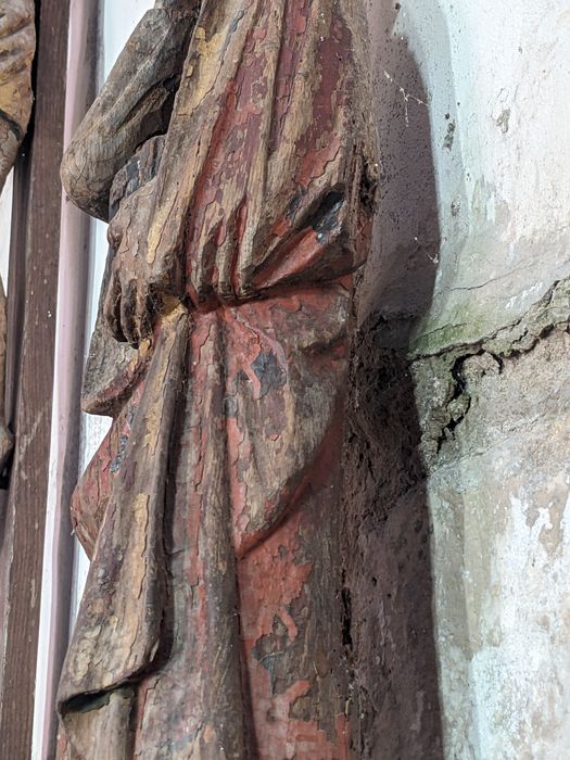 statue : Saint Jean, détail