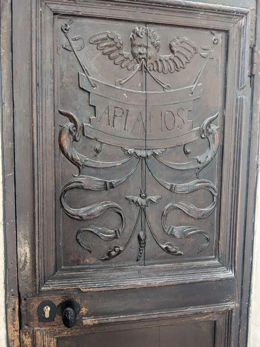 vantail de porte, vue partielle