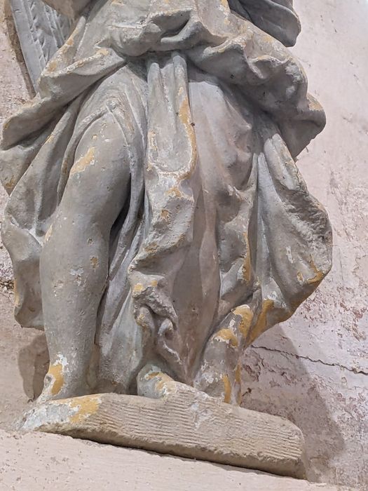 statue : ange, détail