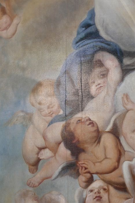 Tableau : l'Immaculée Conception, détail