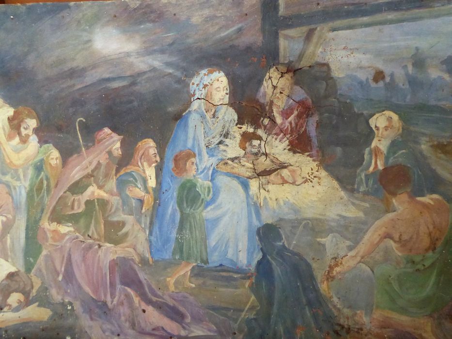 Tableau : L'Adoration des bergers, vue générale
