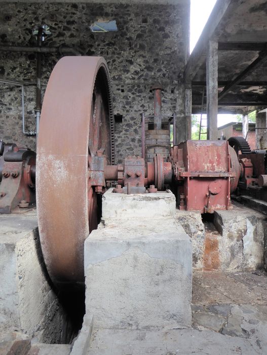 Machine à vapeur à piston. Ensemble depuis le nord-est.