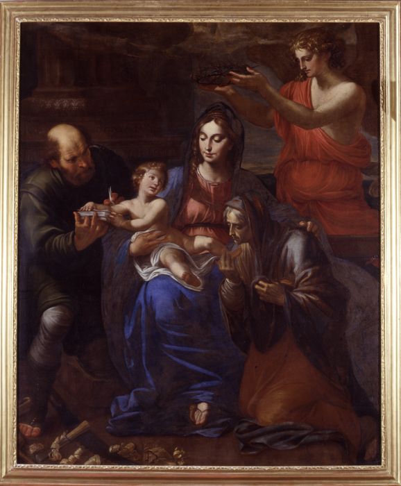 Tableau : la Sainte Famille