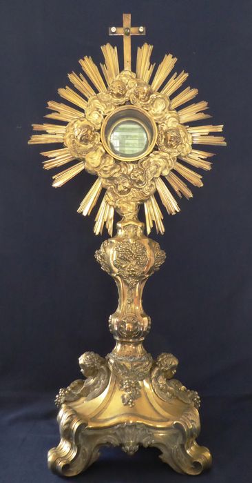 Ostensoir-soleil, vue générale de face.