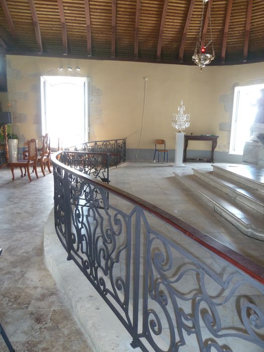 Clôture de chœur (table de communion), vue générale depuis le nord.