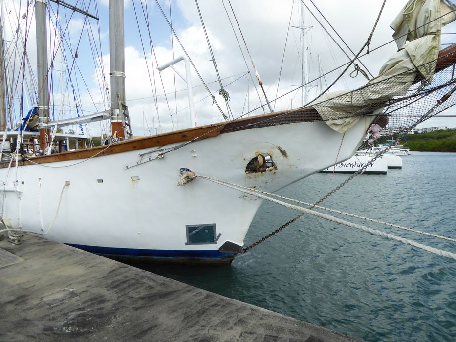 Bateau Le Toumelin, proue.