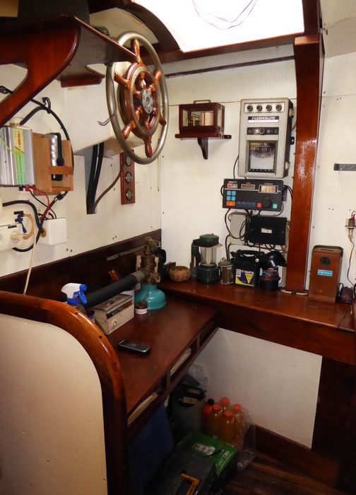 Bateau Le Toumelin. Espace navigation.