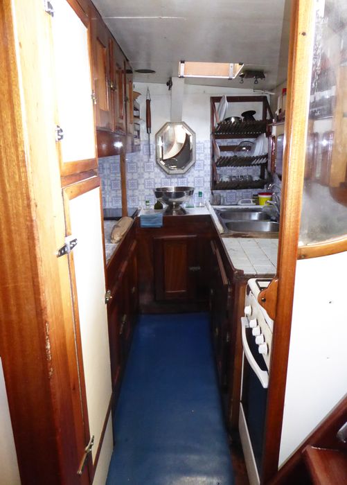 Bateau Le Toumelin. Cuisine.
