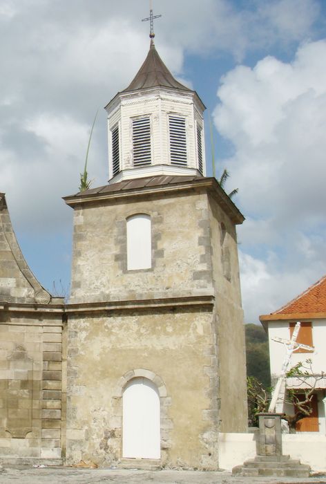 Église. Élévation antérieure : clocher.