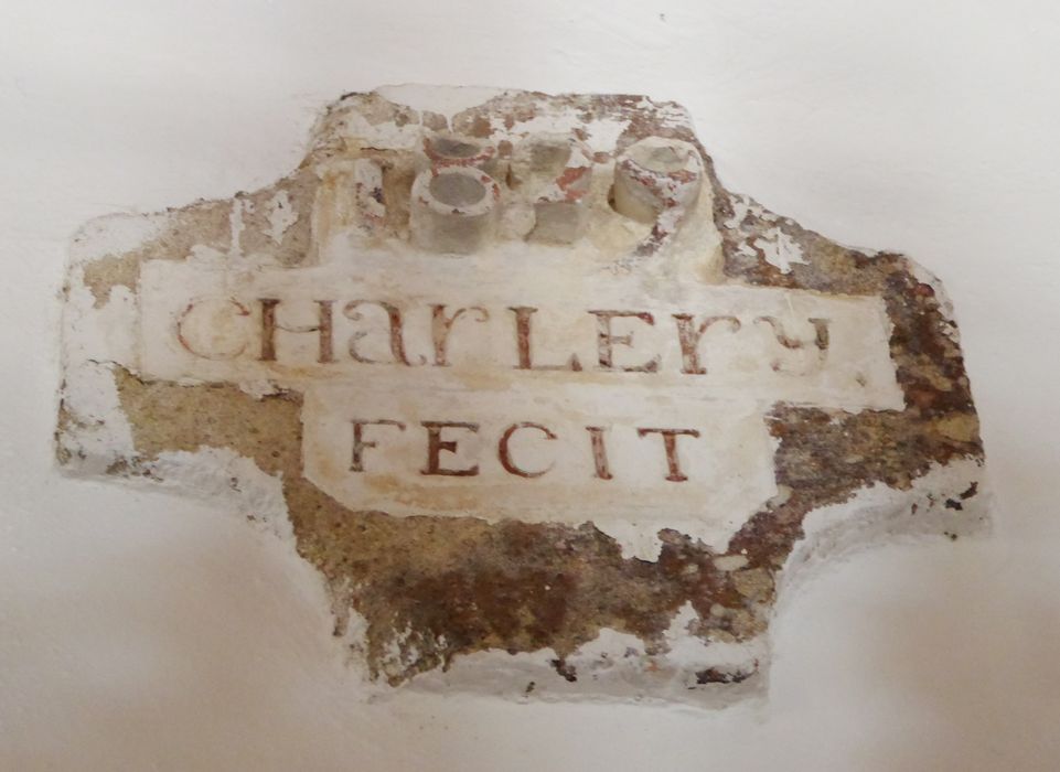 Chœur, inscription : 1829 / CHARLERY FECIT