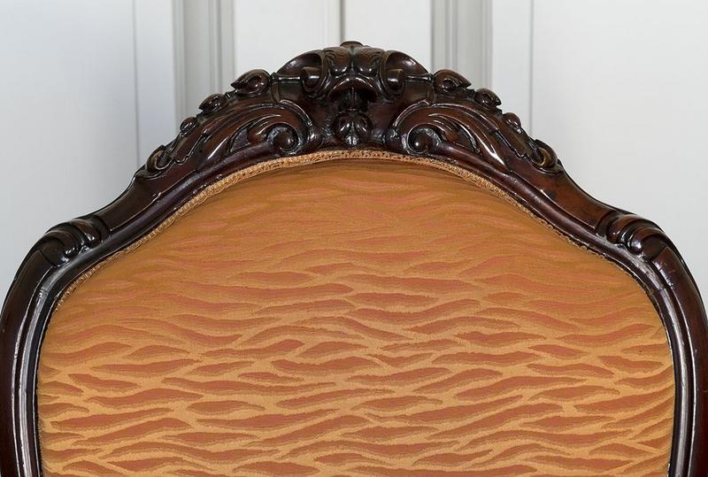 chaise de style néo-Louis XV, détail