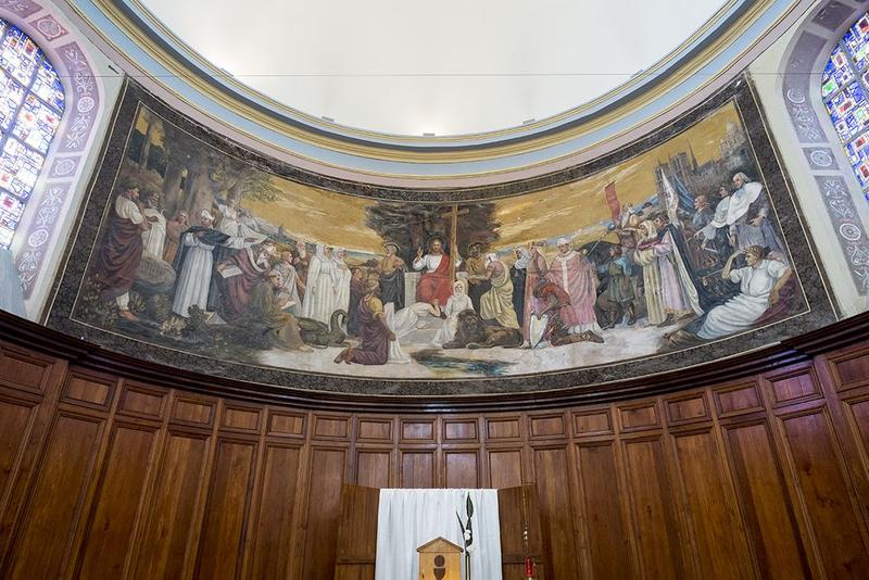 Peinture monumentale de l'abside, vue générale