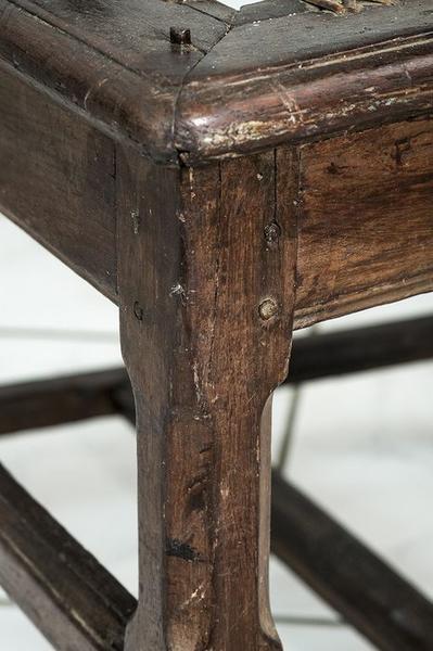 fauteuil de menuiserie d'assemblage, détail