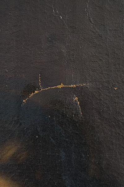 tableau : Vierge à l'enfant, détail - © Ministère de la Culture (France), Conservation des antiquités et objets d'art de La Réunion, tous droits réservés