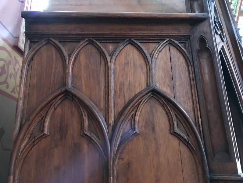 confessional, détail