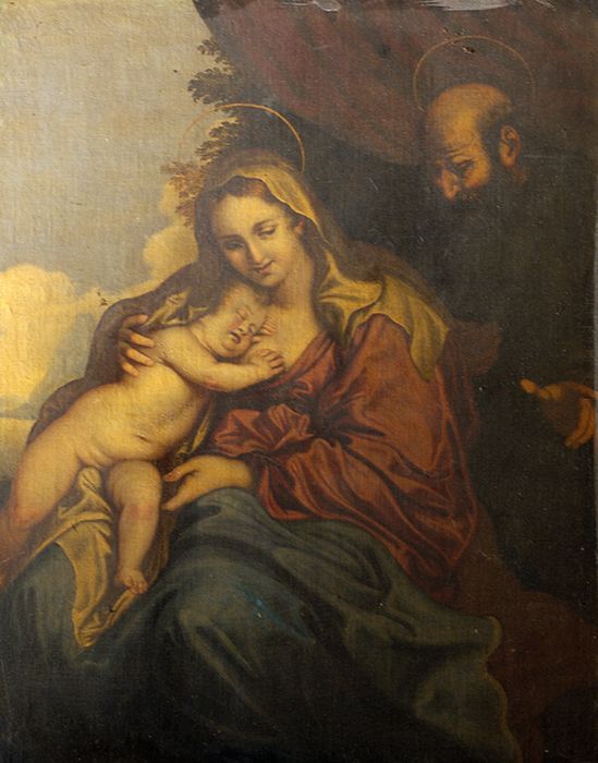 tableau : Sainte Famille (la) - © Ministère de la Culture (France), Conservation des antiquités et des objets d'art de Corse, tous droits réservés