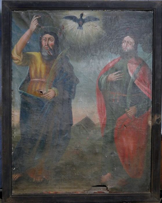 Tableau : Saint-Côme et Saint-Damien - © Ministère de la Culture (France), Conservation des antiquités et des objets d'art de Corse, tous droits réservés