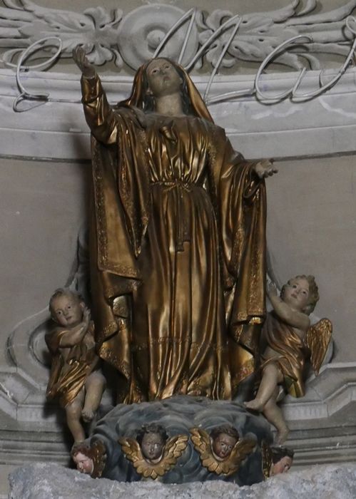 Statue : La Vierge de l'Assomption - © Ministère de la Culture (France), Conservation des antiquités et des objets d'art de Corse, tous droits réservés