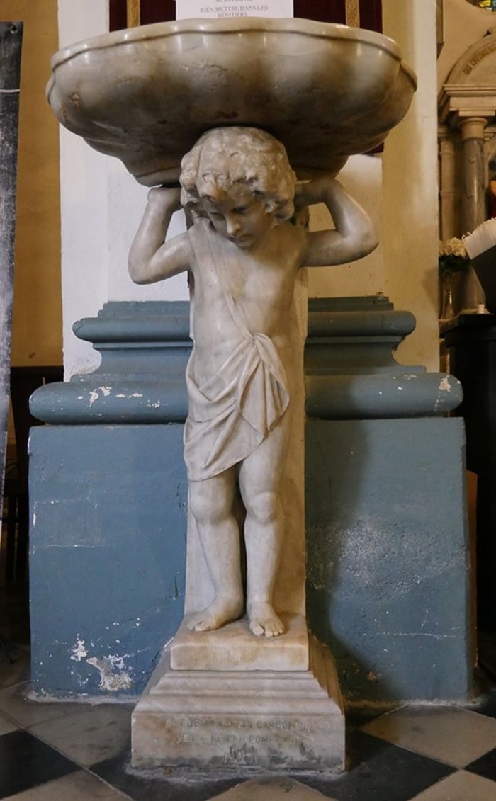 bénitier (en pendant)