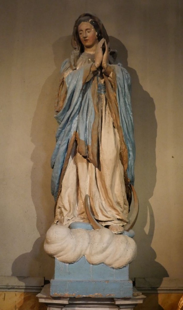 statue : L'Immaculée-Conception - © Ministère de la Culture (France), Conservation des antiquités et des objets d'art de Corse, tous droits réservés