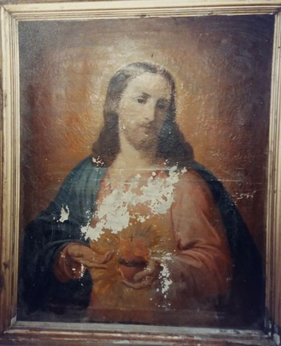 Tableau : Le Sacré-Coeur de Jésus - © Ministère de la Culture (France), Conservation des antiquités et des objets d'art de Corse, tous droits réservés