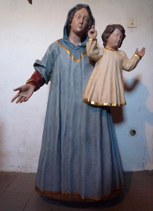 Statue : Vierge à l'Enfant dite Notre-Dame de Loreto - © Ministère de la Culture (France), Conservation des antiquités et des objets d'art de Corse, tous droits réservés