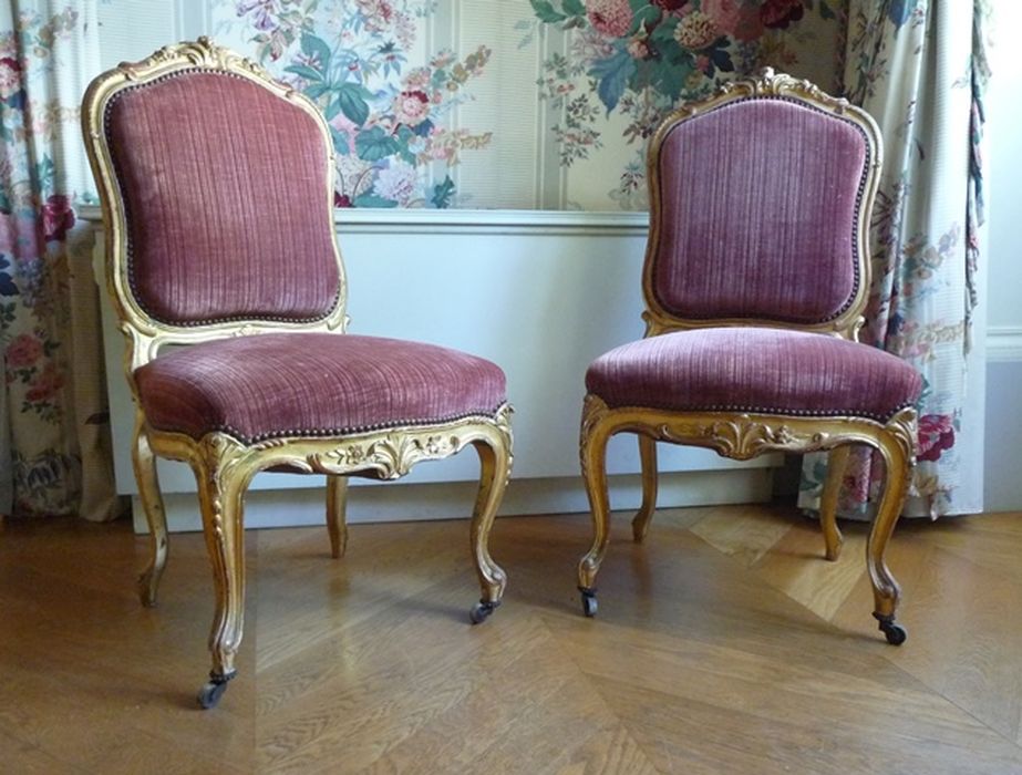 chaises de style Louis XV