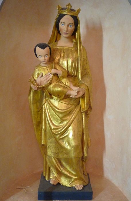 Statue : Vierge à l'Enfant dite Vierge du Rosaire