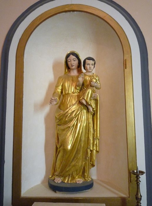 Statue : Vierge à l'Enfant, dite Notre-Dame du Mont Carmel