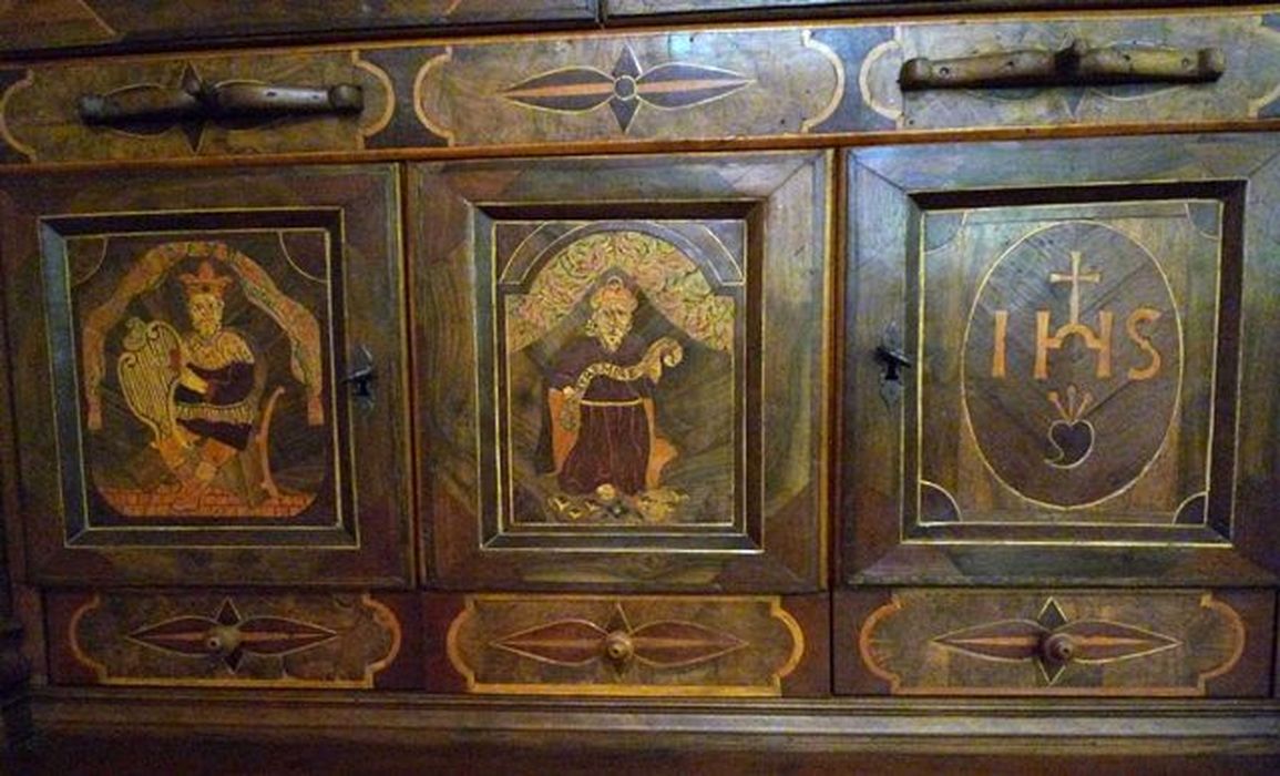 meuble de sacristie, détail