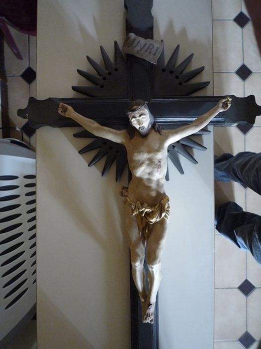 Statue : Christ en Croix - © Ministère de la Culture (France), Conservation des antiquités et des objets d'art de Corse, tous droits réservés