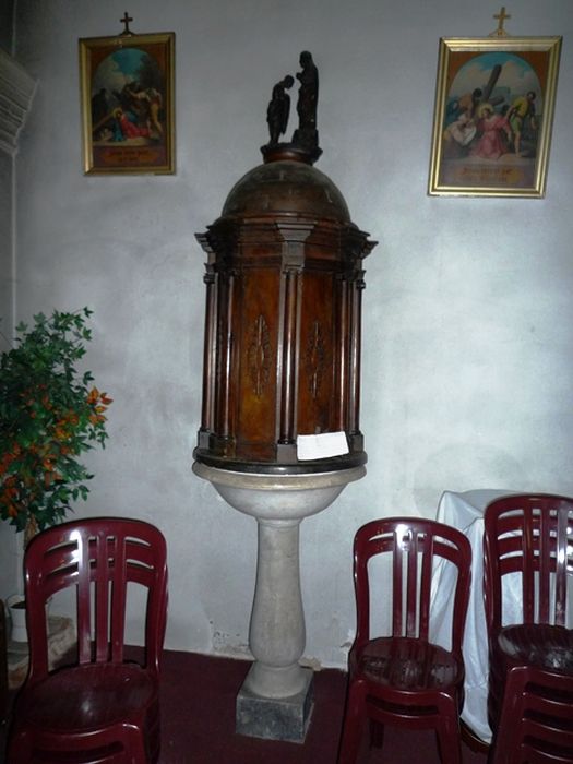 fonts baptismaux - © Ministère de la Culture (France), Conservation des antiquités et des objets d'art de Corse, tous droits réservés
