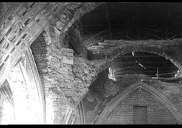 Voûtes crevées de la croisée du transept