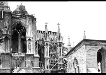 Chevet et bras sud du transept