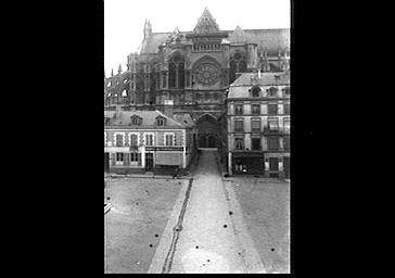 Bras nord du transept et chevet, vus du nord