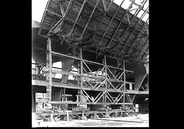 PREPARATION DU COFFRAGE DE LA VOUTE EN BETON ARME