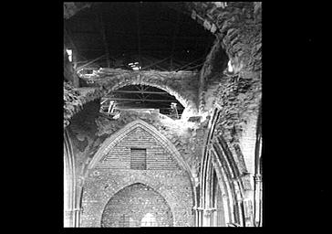 Voûte de la croisée du transept, vue de l'ouest