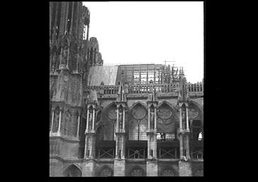 PARTIE DE LA FACADE SUD, CHARPENTE