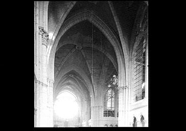 Croisée et bras nord du transept, vue de l'intérieur