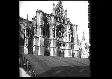 Bras sud du transept vu du sud