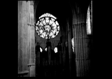 Bras nord du transept, vue de l'intérieur vers le sud