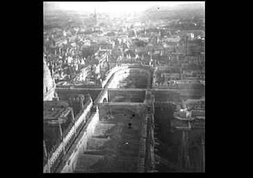 VUE D'ENSEMBLE DES EXTRADOS DES VOUTES DEPUIS LA TOUR SUD