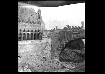 Croisée et bras nord du transept, au-dessus des voûtes